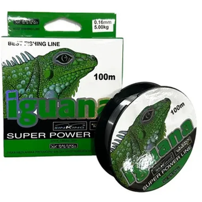 Леска 100м. Iguana (монофил зеленая)
