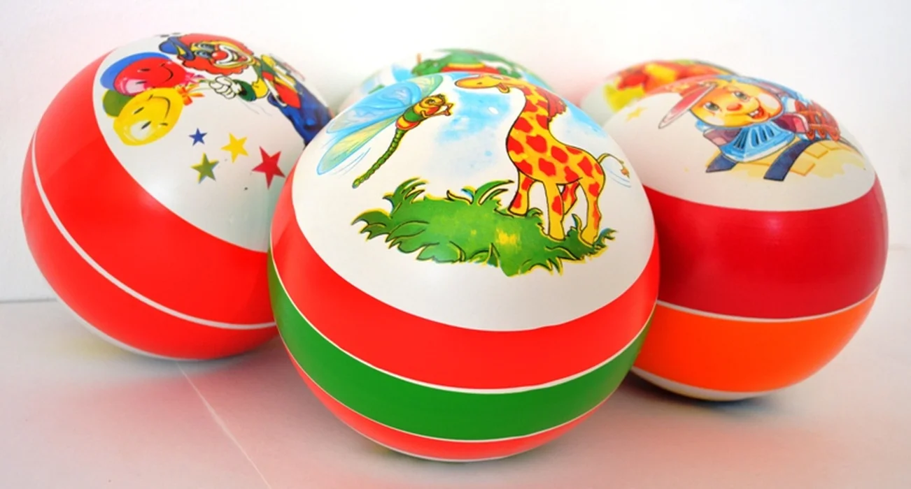 Мяч резиновый дет. d 125мм